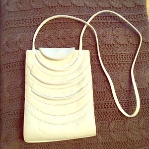 Handmade Italian mixed leather bag